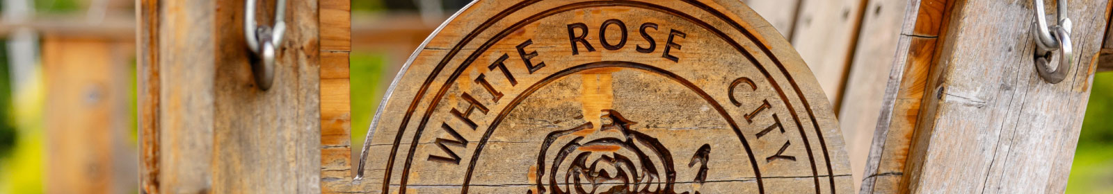 white rose city sign